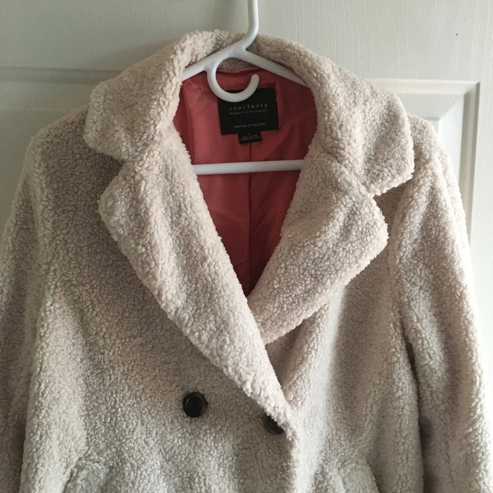 New Women’s Sanctuary Fleece Jacket Size Small Super Soft & Warm